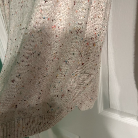 LOFT Flecked Popcorn Knit Oversized Sweater Women’s Size XS/S - Picture 5 of 9